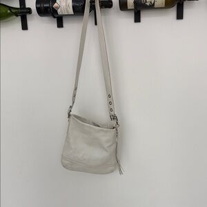 Coach Vintage Y2K SoHo Slim Duffle Legacy White Leather Shoulder Crossbody Bag